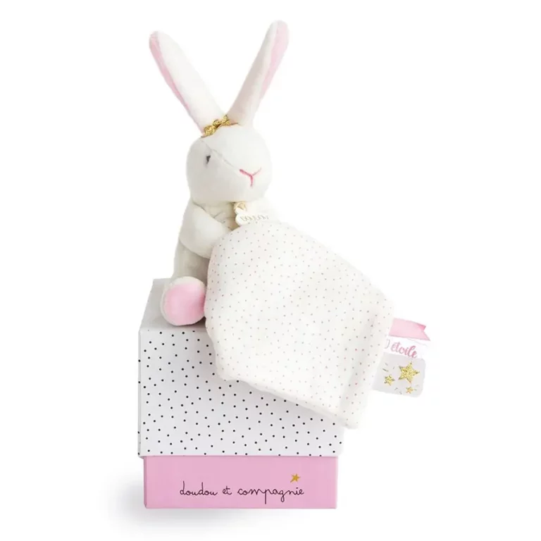 Doudou et Compagnie Doudou Lapin avec Couverture