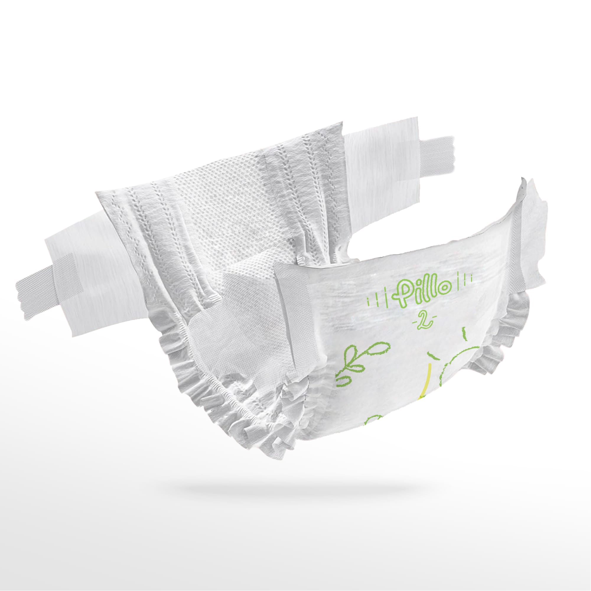 Pillo Nappies Size 2 (4-8 kg) Mini x31 nappies - Image 2