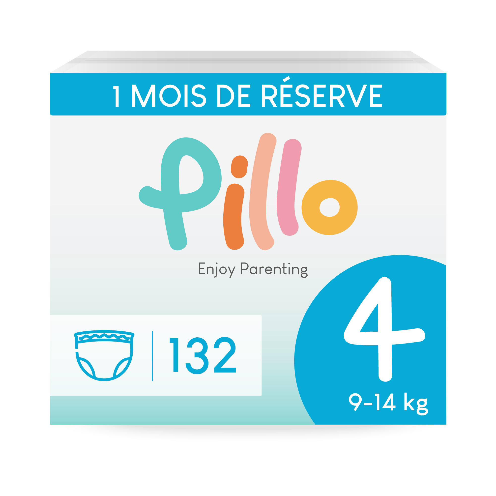 Pillo Couche Culotte Taille 4 (9-14 kg) Maxi x132 Couches