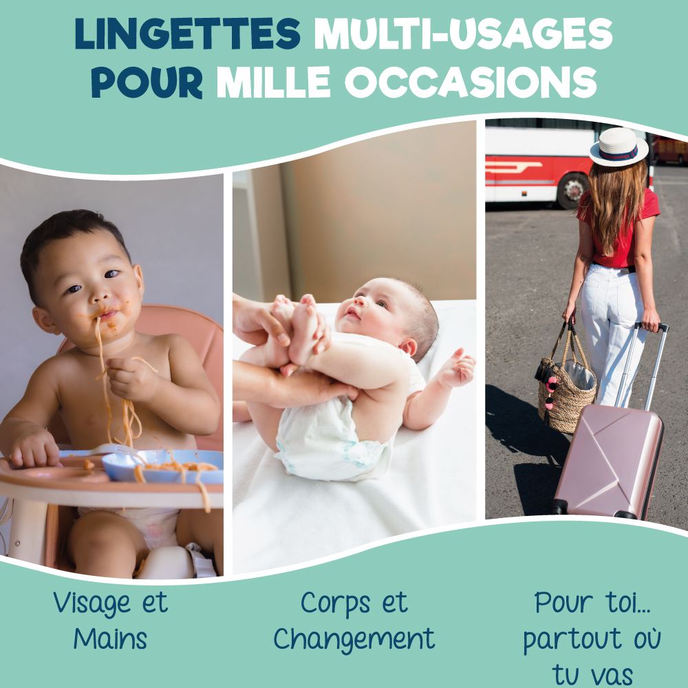 Kikido Lingettes Nettoyantes Bébé x360 – Image 6