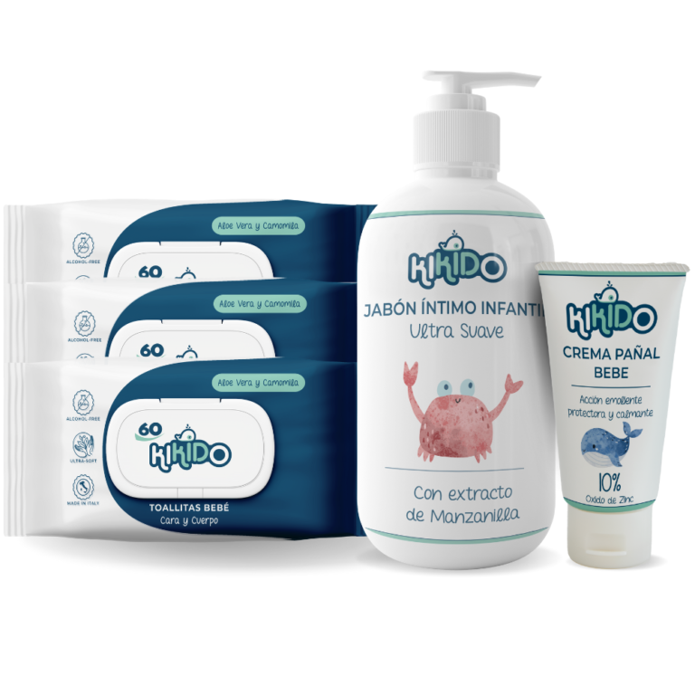 Kikido Kit de Cambio de Pañal para Recién Nacidos