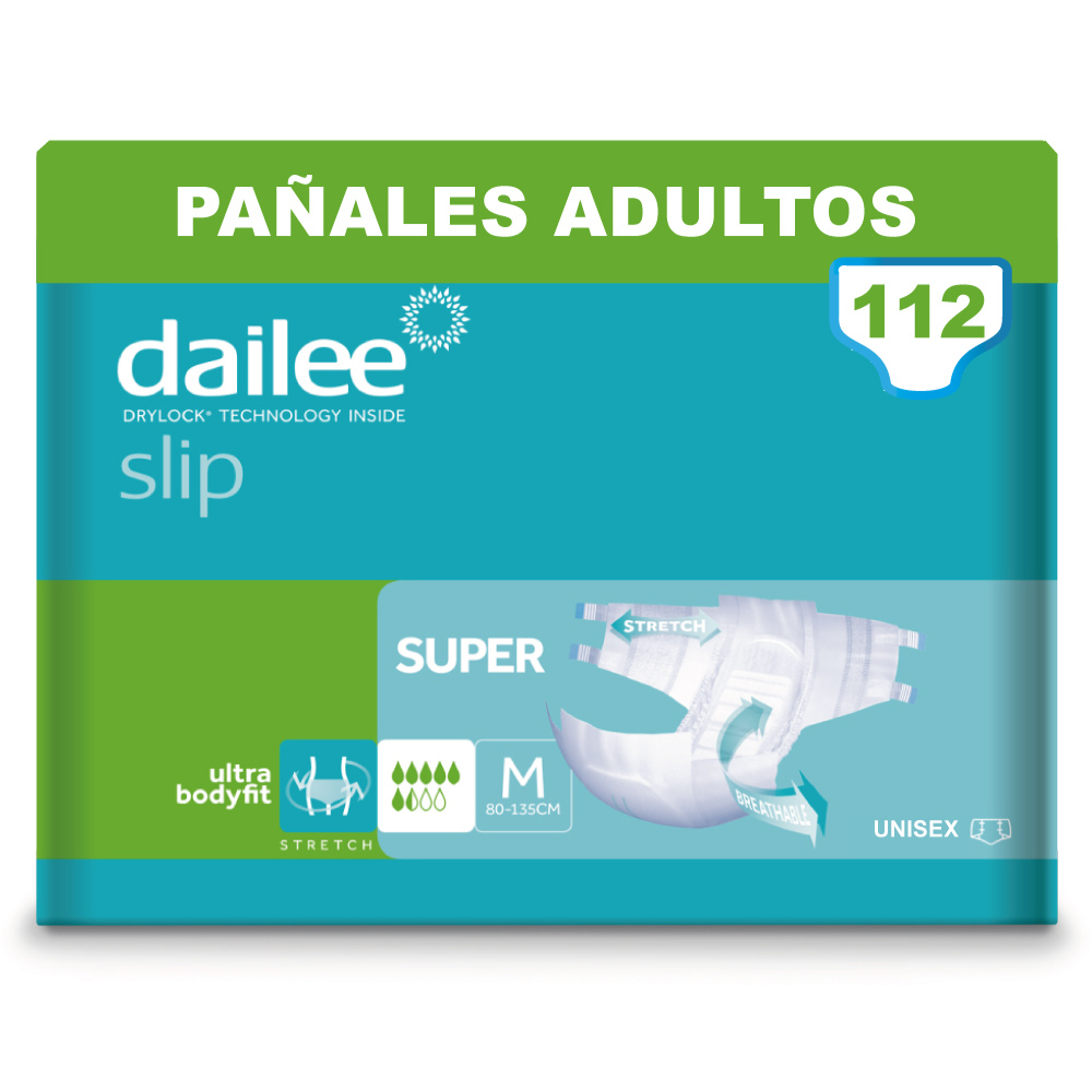 Dailee Slip Super Pañales Adultos x112