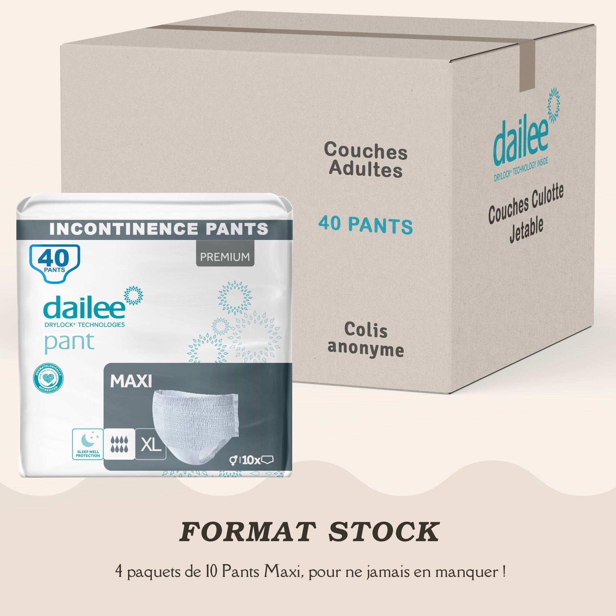Dailee Incontinence Pants Maxi